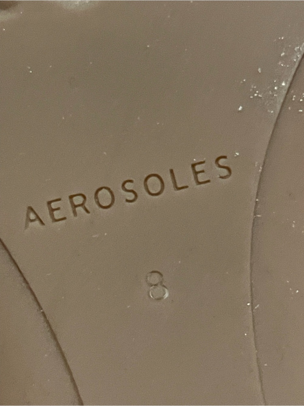 Aerosoles Pink Patent Cork Wedge Heels Size 8 - Picture 7 of 8